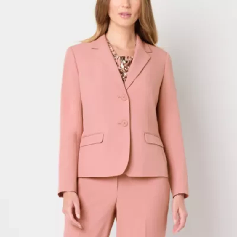 Black Label by Evan-Picone Womens Classic Fit Suit Jacket