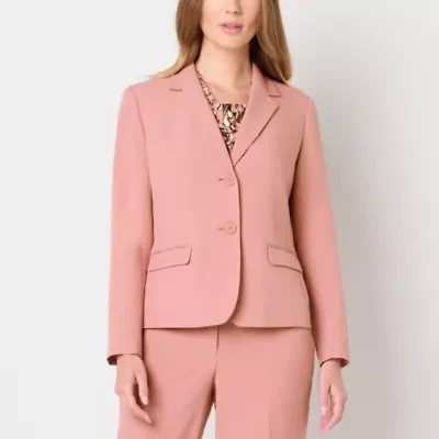 Black Label by Evan-Picone Womens Classic Fit Suit Jacket