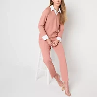 Black Label by Evan-Picone Womens Long Sleeve Blouse