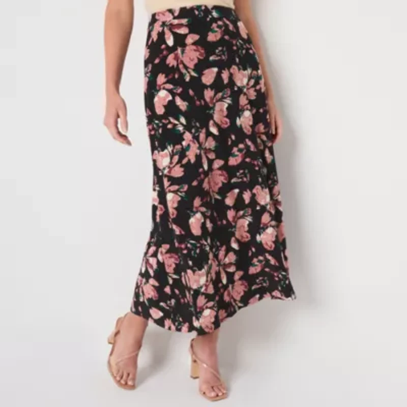 Black Label by Evan-Picone Womens Maxi Skirt