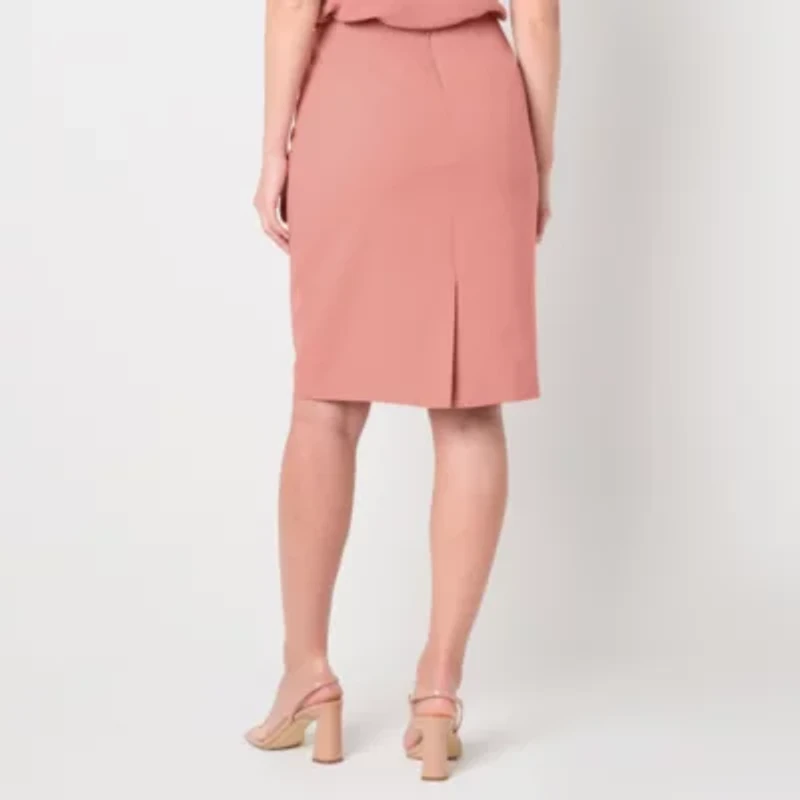 Black Label by Evan-Picone Womens Suit Skirt