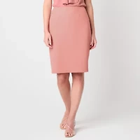 Black Label by Evan-Picone Womens Suit Skirt