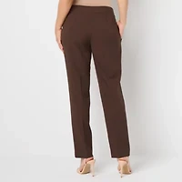 Black Label by Evan-Picone Womens Classic Fit Straight Suit Pant