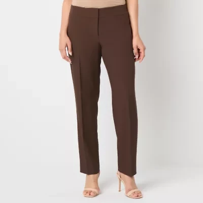 Black Label by Evan-Picone Womens Classic Fit Straight Suit Pant