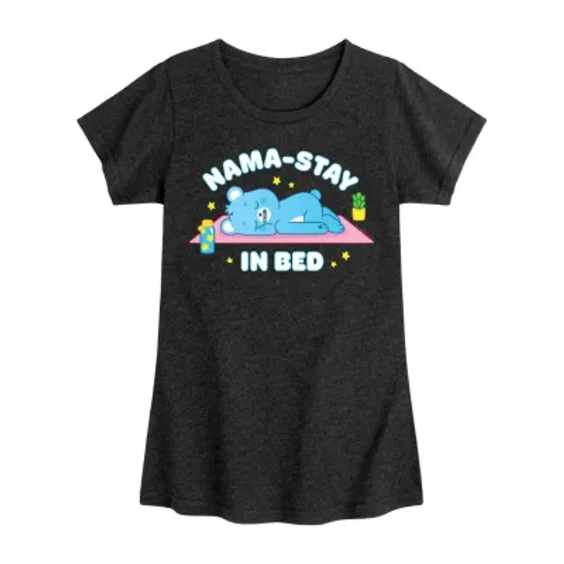 Big Kid Girls Crew Neck Short Sleeve Care Bears T-Shirt