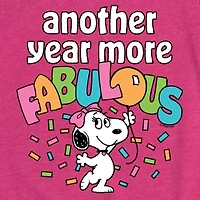 Big Kid Girls Crew Neck Short Sleeve Peanuts T-Shirt