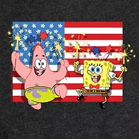 Big Kid Girls Crew Neck Short Sleeve Spongebob T-Shirt