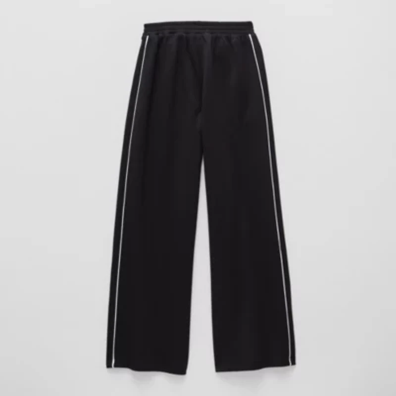 Xersion Little & Big Kid Girls High Rise Regular Fit Wide Leg Track Pant
