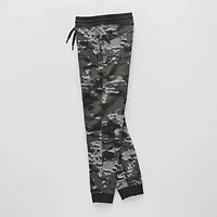 Xersion Little & Big Kid Boys Cuffed Mid Rise Regular Fit Fleece Jogger Pant