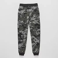 Xersion Little & Big Kid Boys Cuffed Mid Rise Regular Fit Fleece Jogger Pant