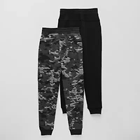 Xersion Little & Big Kid Boys Cuffed Mid Rise Regular Fit Jogger Pant