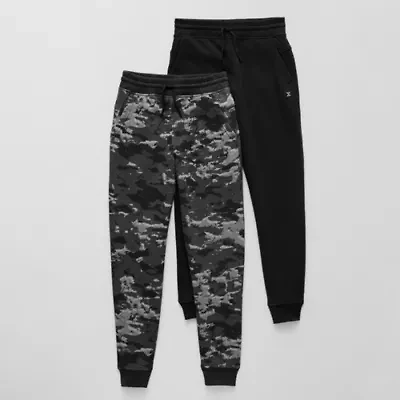 Xersion Little & Big Boys 2-pc. Mid Rise Cuffed Fleece Jogger Pant