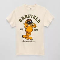 Mens Short Sleeve Garfield Graphic T-Shirt