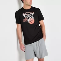 Xersion Mens Crew Neck Short Sleeve Regular Fit Graphic T-Shirt