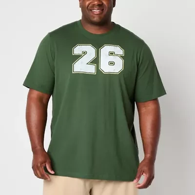 Xersion Mens Crew Neck Short Sleeve Regular Fit Big and Tall Graphic T-Shirt