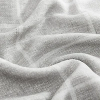 Elrene Home Fashions Sawyer Windowpane Rod Pocket Back Tab Energy Saving Blackout Single Curtain Panel