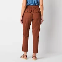 St. John's Bay Womens Slim Tall Flat Front Pant