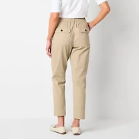 St. John's Bay Womens Tall Slim Flat Front Pant