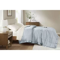 Madison Park Prospect Lightweight Down Alternative Blanket with Satin Trim
