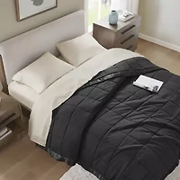 Madison Park Prospect Lightweight Down Alternative Blanket with Satin Trim