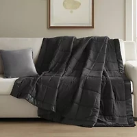 Madison Park Prospect Lightweight Down Alternative Blanket with Satin Trim