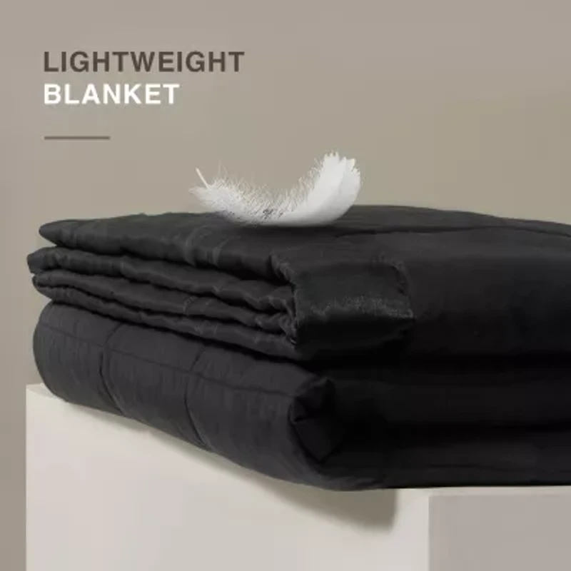 Madison Park Prospect Lightweight Down Alternative Blanket with Satin Trim