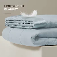 Madison Park Prospect Lightweight Down Alternative Blanket with Satin Trim