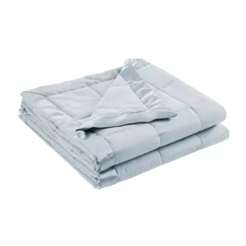 Madison Park Prospect Lightweight Down Alternative Blanket with Satin Trim
