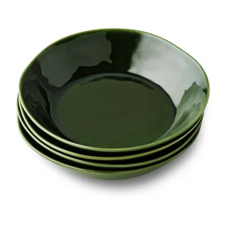 Certified International Verde 4-pc. Stoneware Soup Bowl