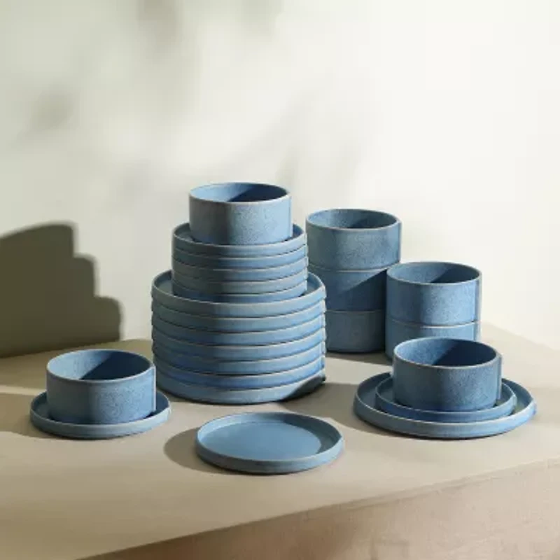 Stone + Lain Bao 12-pc. Stoneware Dinnerware Set