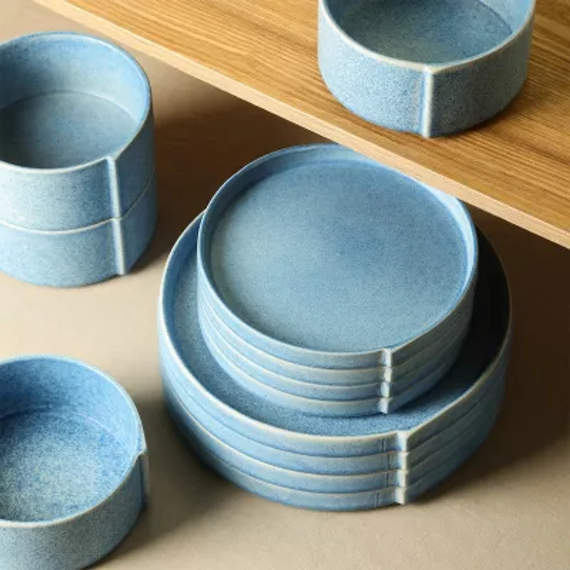 Stone + Lain Bao 24-pc. Stoneware Dinnerware Set