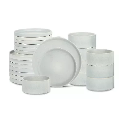 Stone + Lain Bao 24-pc. Stoneware Dinnerware Set
