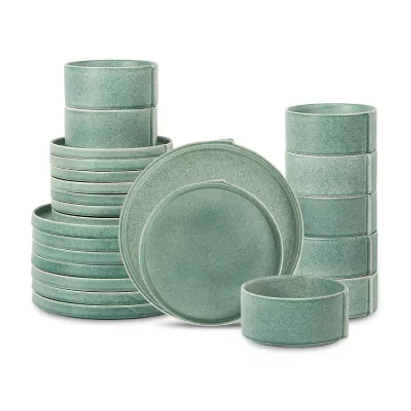 Stone + Lain Bao 24-pc. Stoneware Dinnerware Set