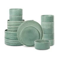 Stone + Lain Bao 24-pc. Stoneware Dinnerware Set