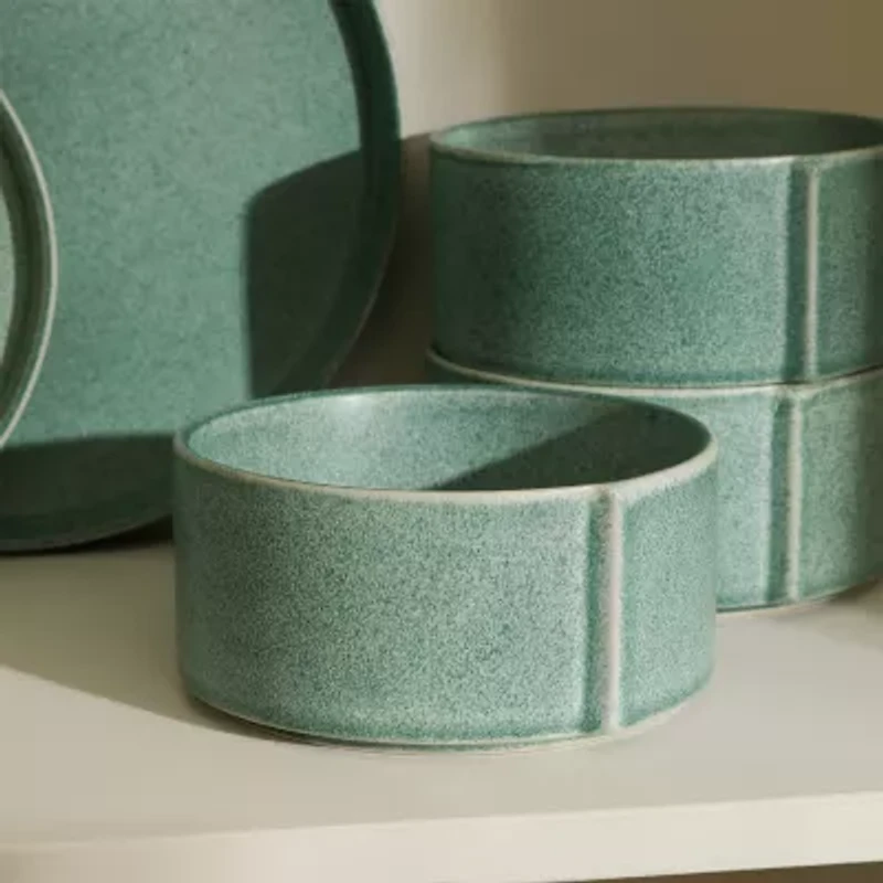 Stone + Lain Bao 24-pc. Stoneware Dinnerware Set