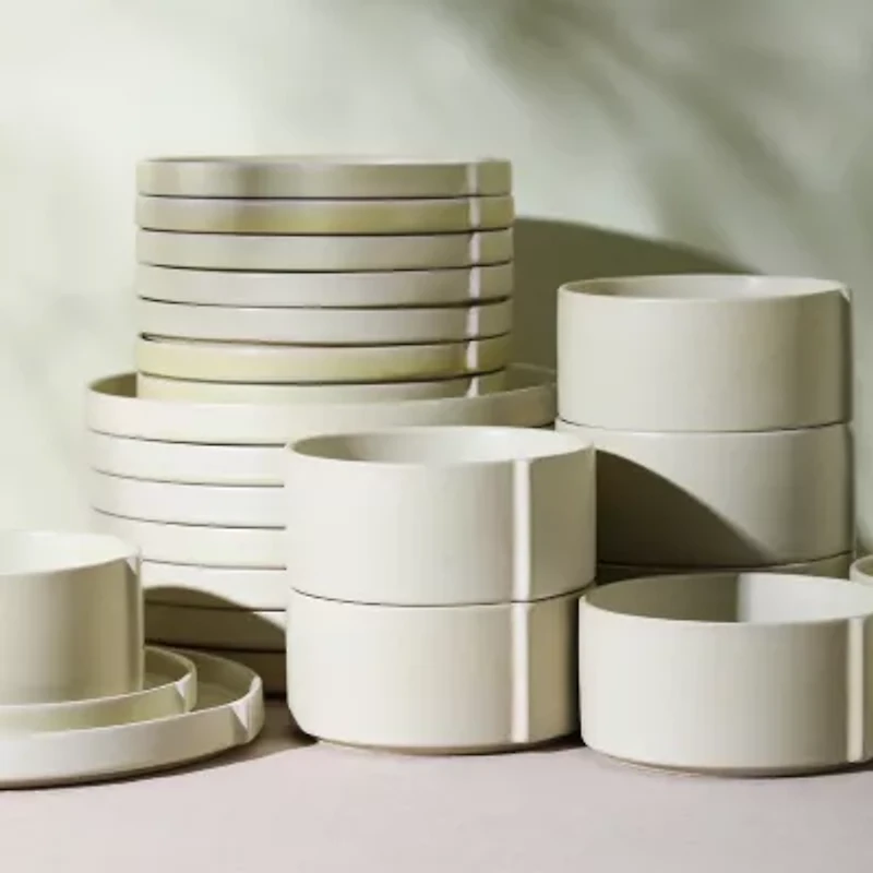Stone + Lain Bao 24-pc. Stoneware Dinnerware Set
