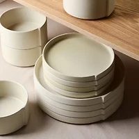 Stone + Lain Bao 24-pc. Stoneware Dinnerware Set