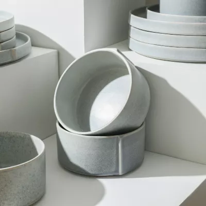 Stone + Lain Bao 4-pc. Stoneware Cereal Bowl