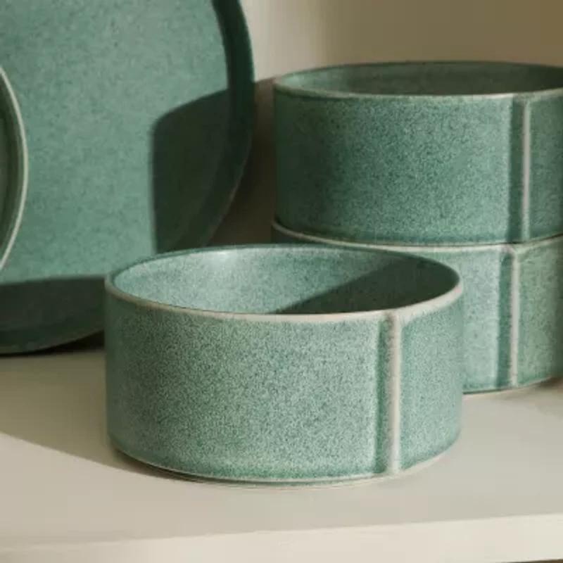 Stone + Lain Bao 4-pc. Stoneware Cereal Bowl