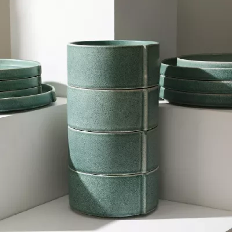 Stone + Lain Bao 4-pc. Stoneware Cereal Bowl