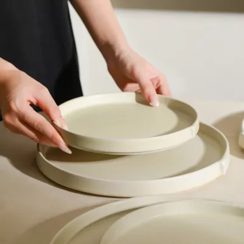 Stone + Lain Bao 4-pc. Stoneware Salad Plate