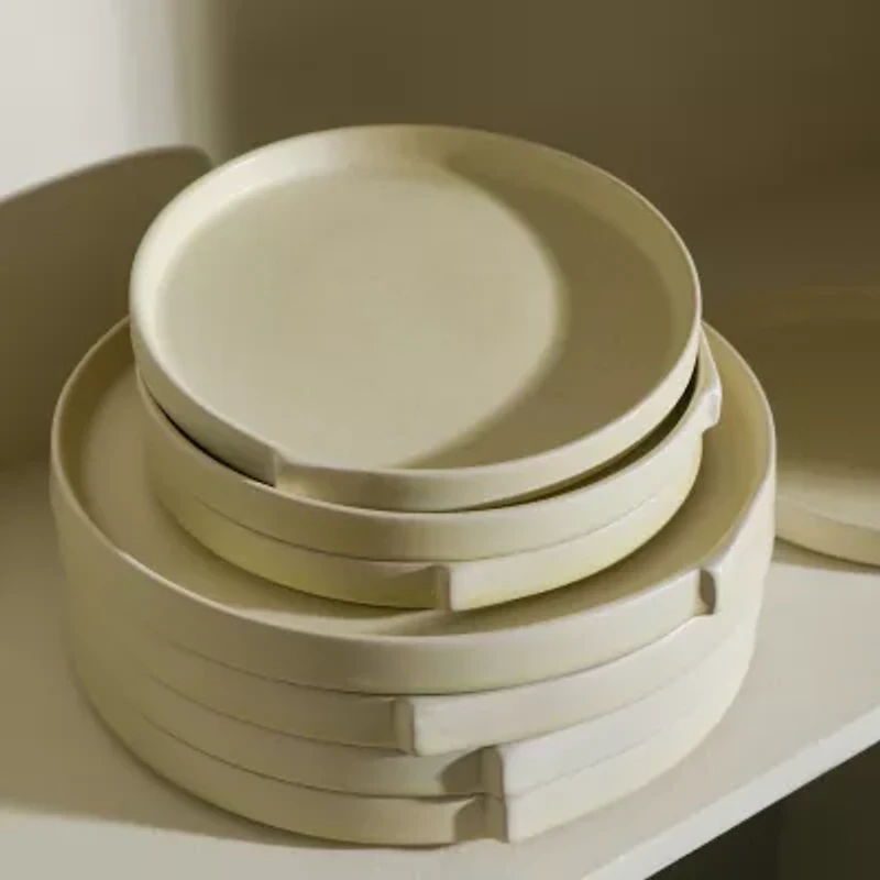 Stone + Lain Bao 4-pc. Stoneware Salad Plate