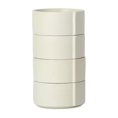 Stone + Lain Bao 4-pc. Stoneware Cereal Bowl