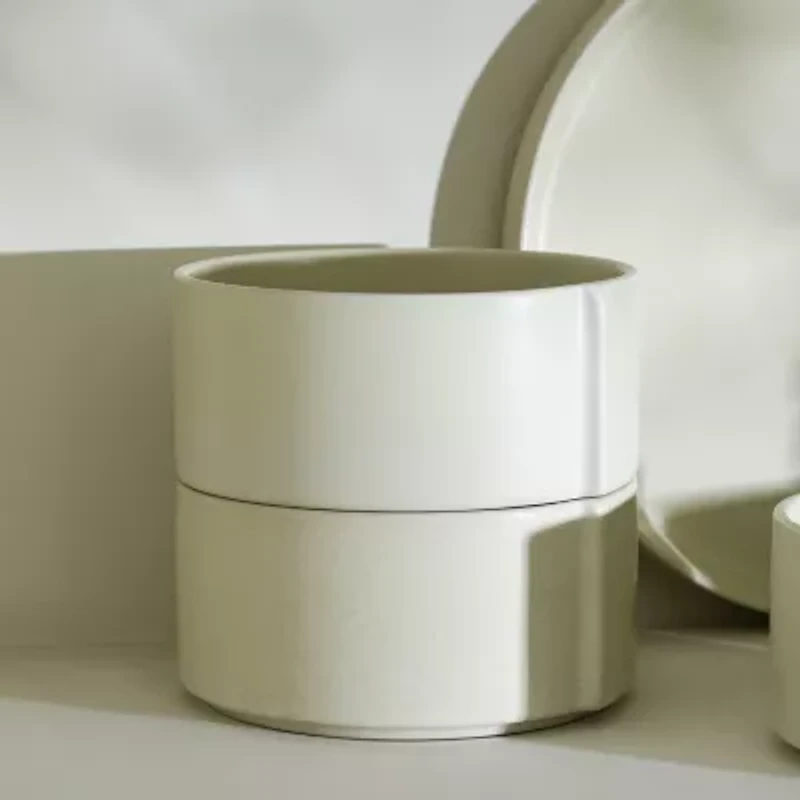 Stone + Lain Bao 4-pc. Stoneware Cereal Bowl
