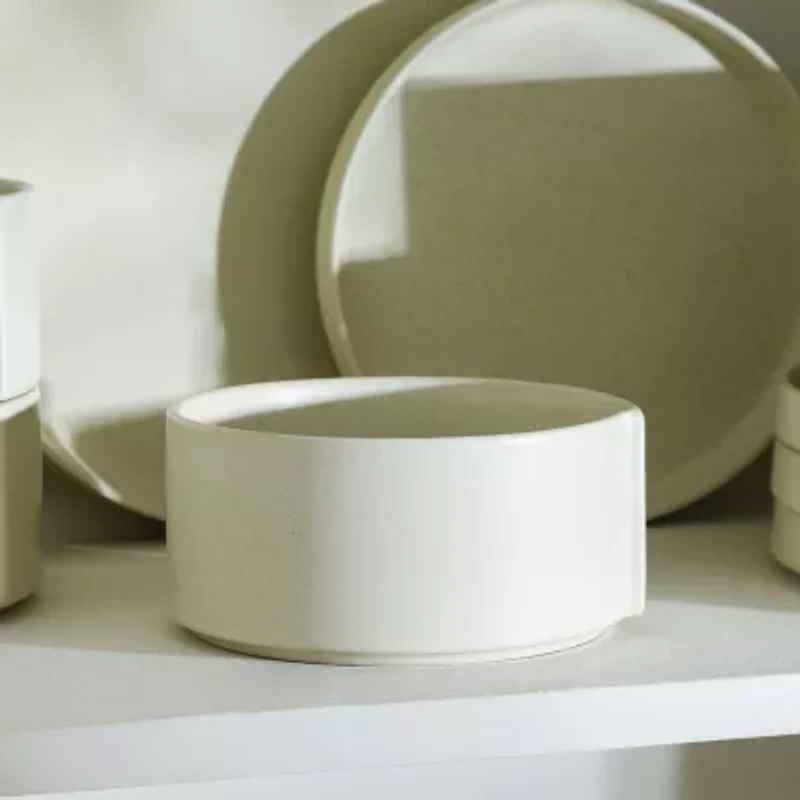 Stone + Lain Bao 4-pc. Stoneware Cereal Bowl