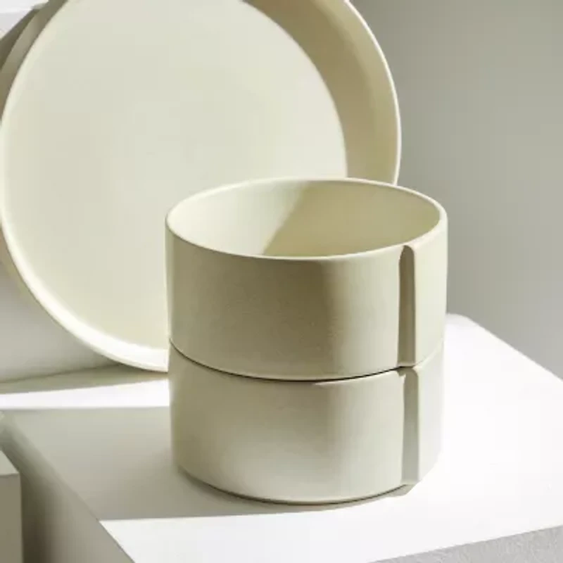 Stone + Lain Bao 4-pc. Stoneware Cereal Bowl