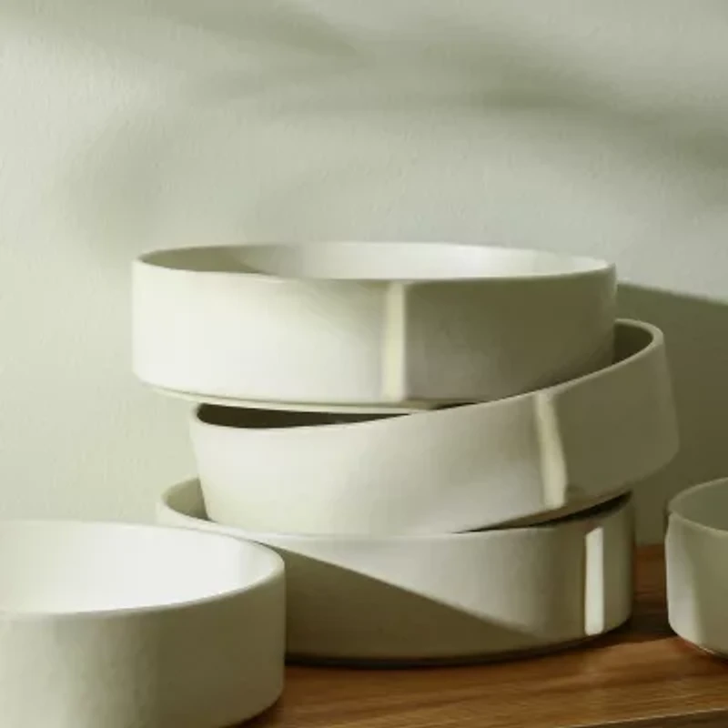 Stone + Lain Bao 4-pc. Stoneware Pasta Bowl