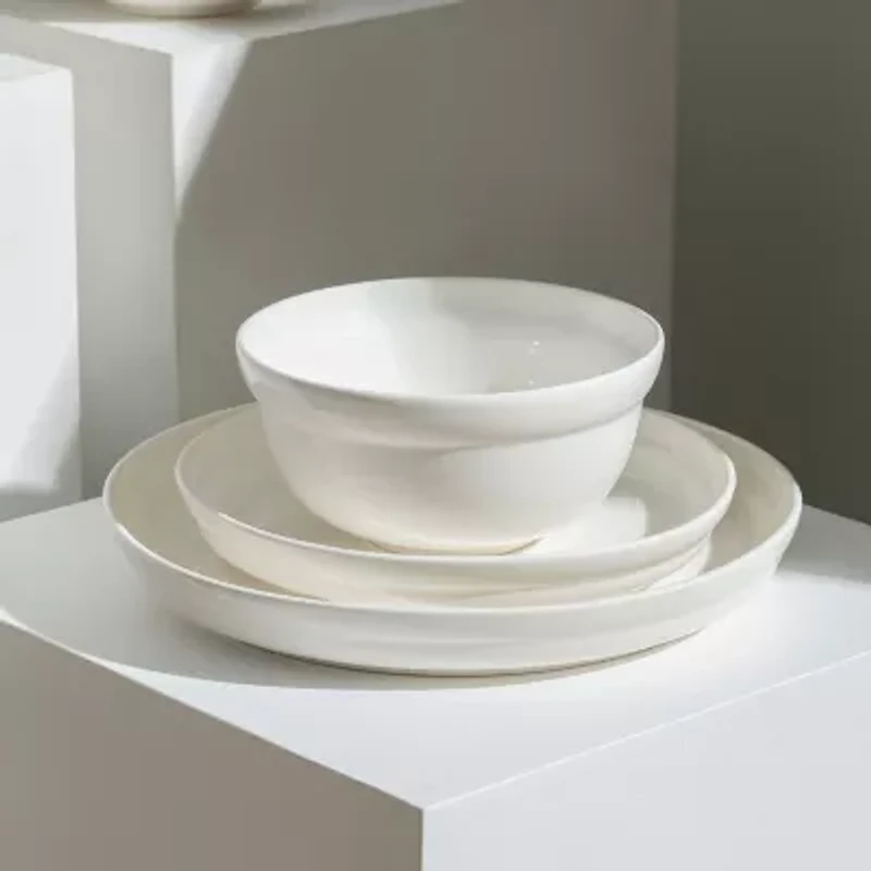 Stone + Lain Virtuo 4-pc. Porcelain Dinner Plate
