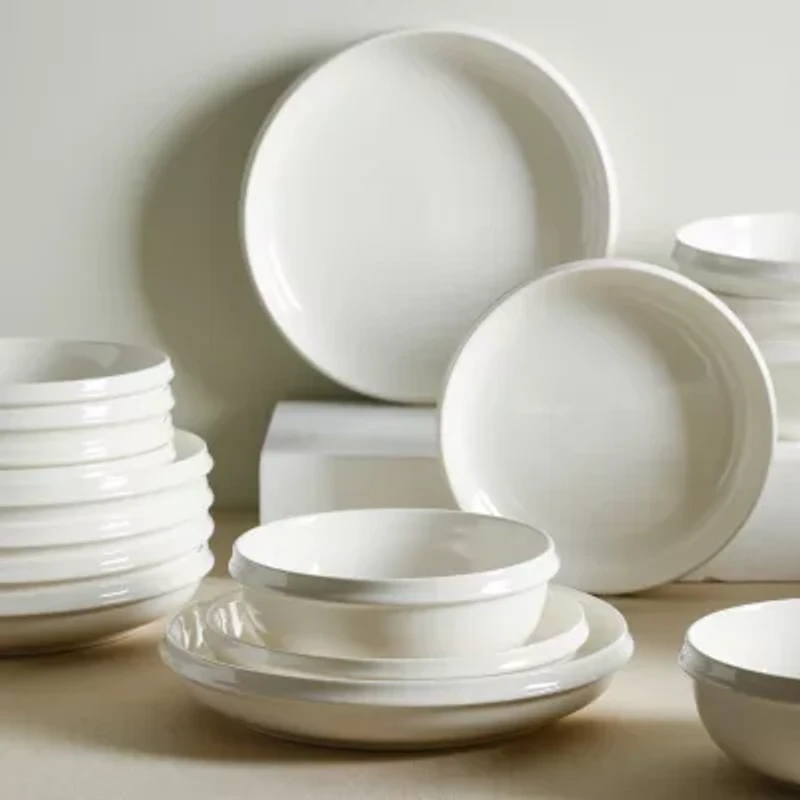 Stone + Lain Verso 4-pc. Porcelain Dinnerware Set