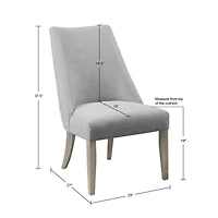 Martha Stewart Winfield 2-pc. Upholstered Dining Chair